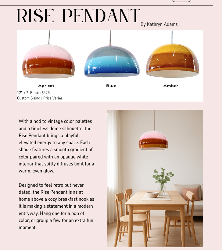 Rise Pendant
